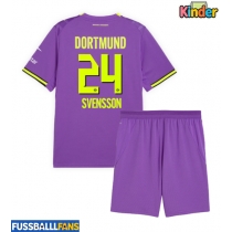 Borussia Dortmund Daniel Svensson #24 3rd trikot Kinder 2026-27 Kurzarm (+ Kurze Hosen)